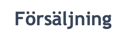 Försäljning